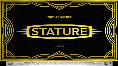 (Pre-Order) 2025-26 Upper Deck Stature Hockey Hobby Box (Call for Price)