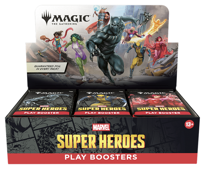 (Pre-Order) MTG Marvel Super Heroes Play Booster Box, Release Date: June 26, 2026