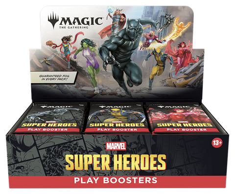 (Pre-Order) MTG Marvel Super Heroes Play Booster Box, Release Date: June 26, 2026
