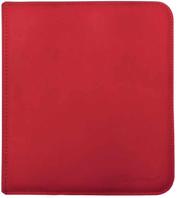 Ultra Pro 12 Pocket Zippered Pro Binder (Red)