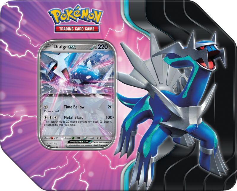 Pokemon Azure Legend Tin (Dialga), Release Date: Feb 21, 2025