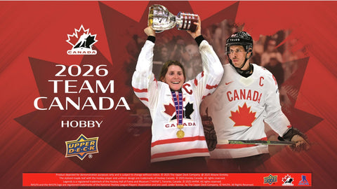 (Pre Order) 2025-26 Upper Deck Team Canada Hobby Box - Release Date: 15 March 2026 (Call for Price)