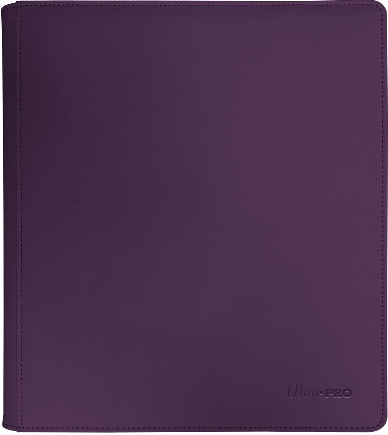 Ultra Pro 12 Pocket Vivid Zippered Pro Binder (Midnight Plum)