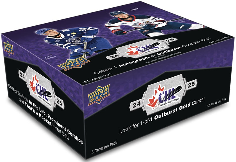 2024-25 Upper Deck CHL Hockey Hobby Box