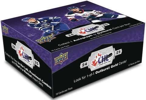 2024-25 Upper Deck CHL Hockey Hobby Box