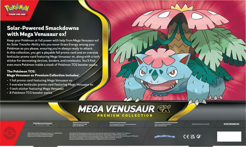 Pokemon Mega Venusaur EX Premium Collection Box