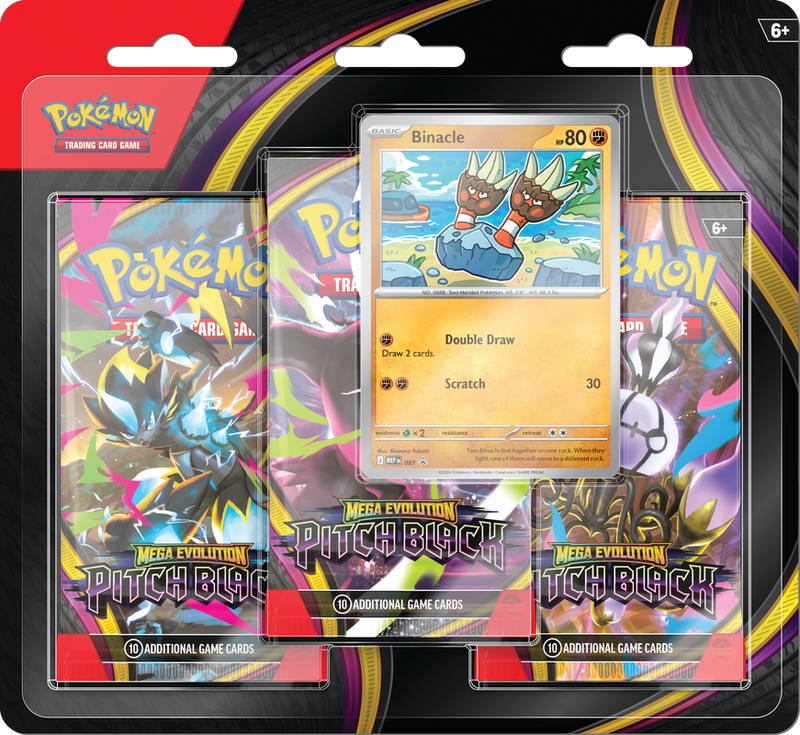 Pokemon ME05 Pitch Black 3 Pack Blister
