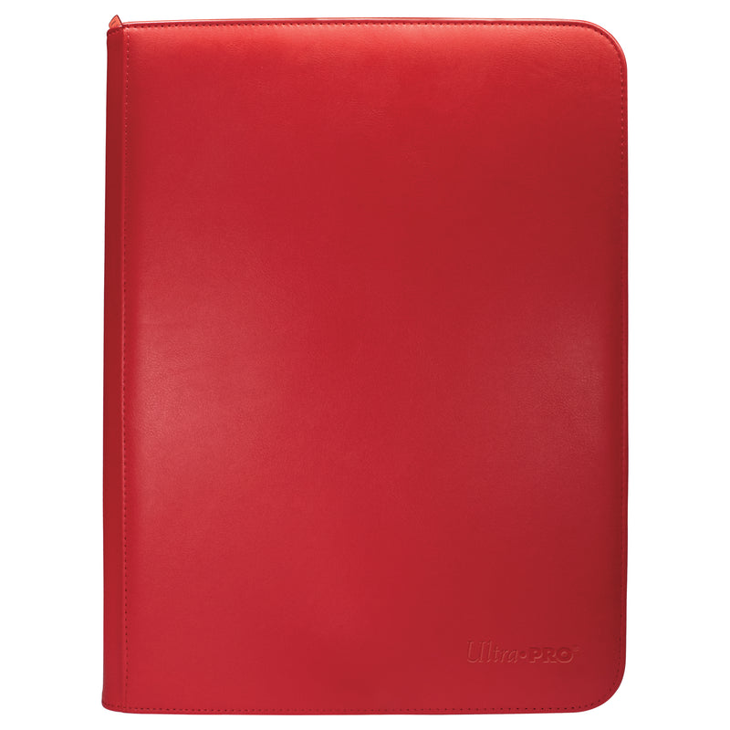 Ultra Pro 9 Pocket Vivid Zippered Pro Binder (Red)