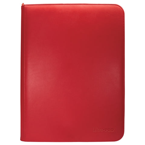 Ultra Pro 9 Pocket Vivid Zippered Pro Binder (Red)