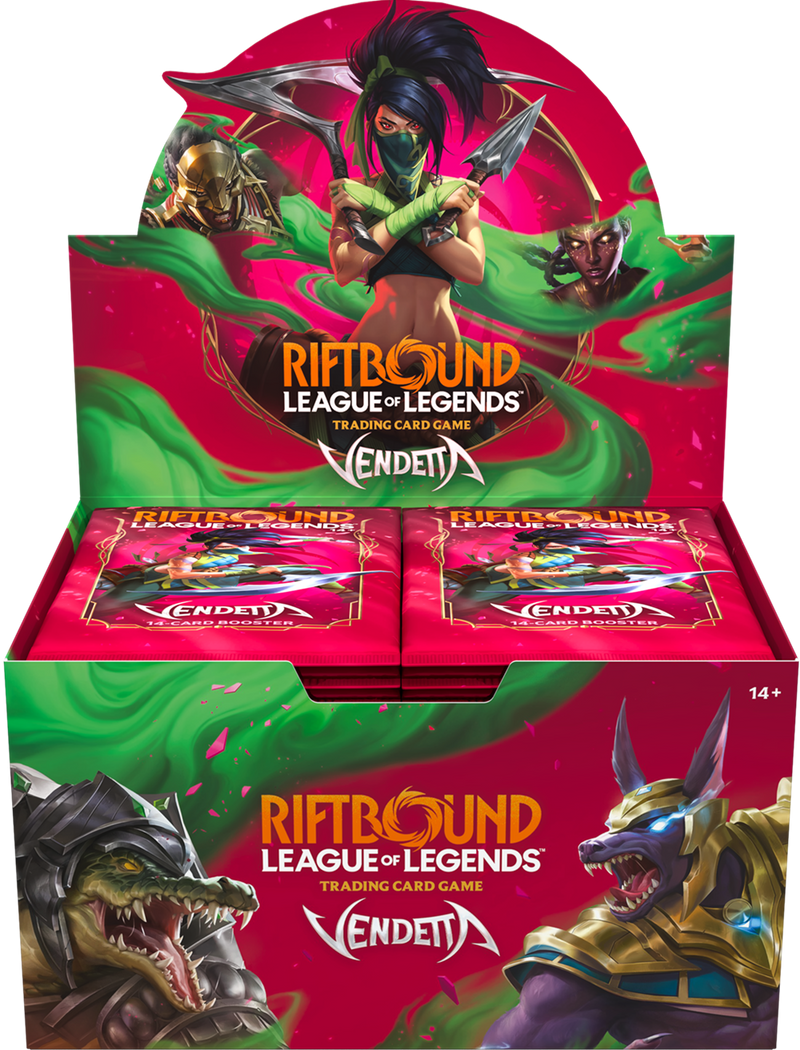 (Pre-Order) Riftbound League of Legends TCG Vendetta Booster Box, Release Date: July 31, 2026