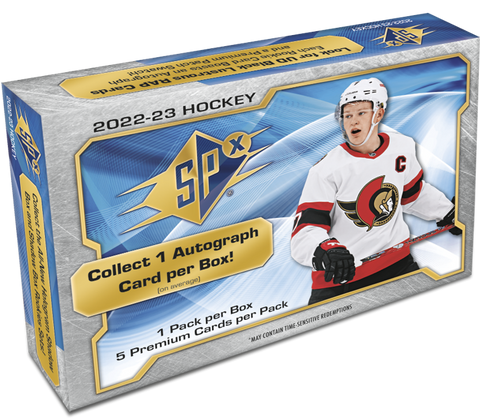 2022-23 Spx Hockey Hobby Box