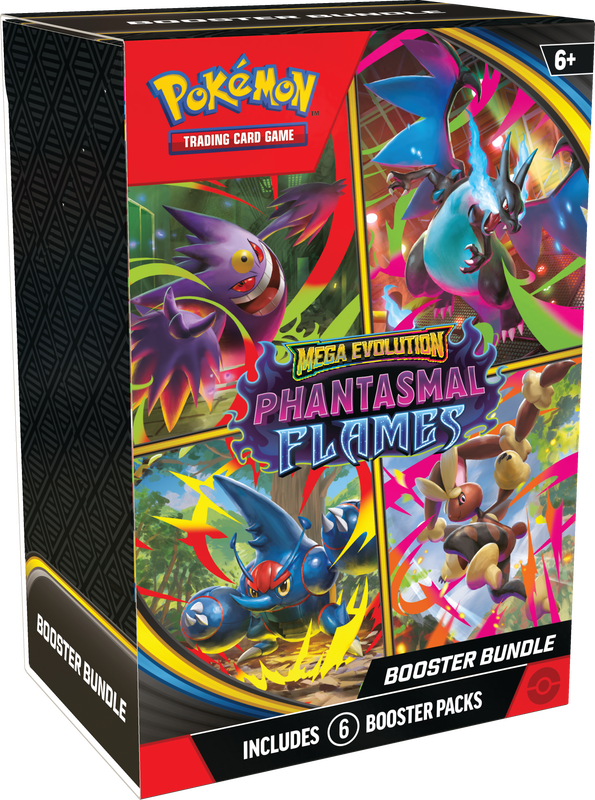 Pokemon ME02 Mega Evolution Phantasmal Flames Booster Bundle
