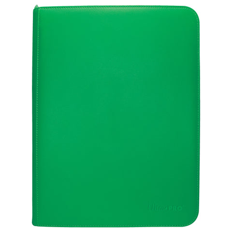 Ultra Pro 9 Pocket Vivid Zippered Pro Binder (Green)