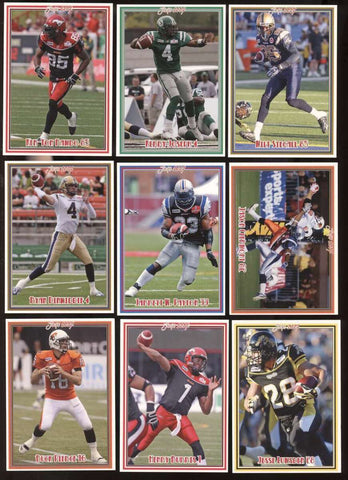 2007 Jogo CFL Complete Set of 175 Cards - 400 sets made!