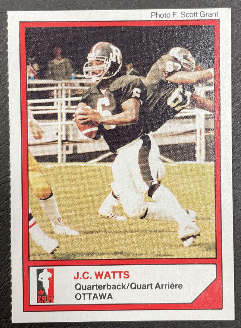 1984 Jogo CFL McDonald's Ottawa Rough Riders Canadian Football Set of 12 Cards