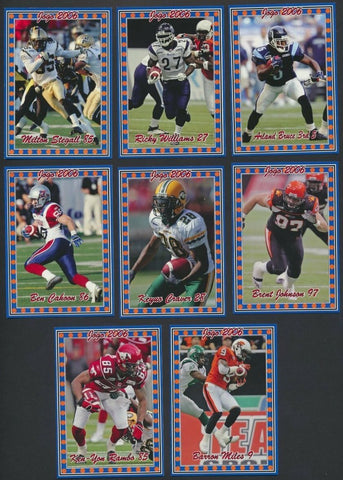 2006 JOGO CFL Variations And Short Prints Set of 15 Cards - 150 sets made!