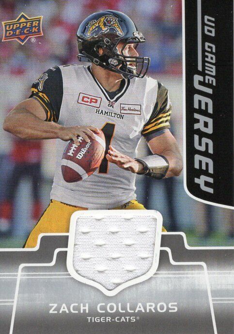 2016 Upper Deck CFL Game Jersey 