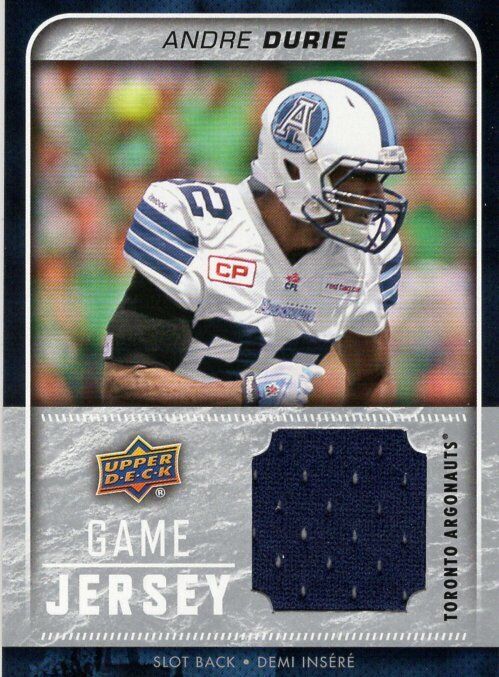 2015 Upper Deck CFL Game Jersey