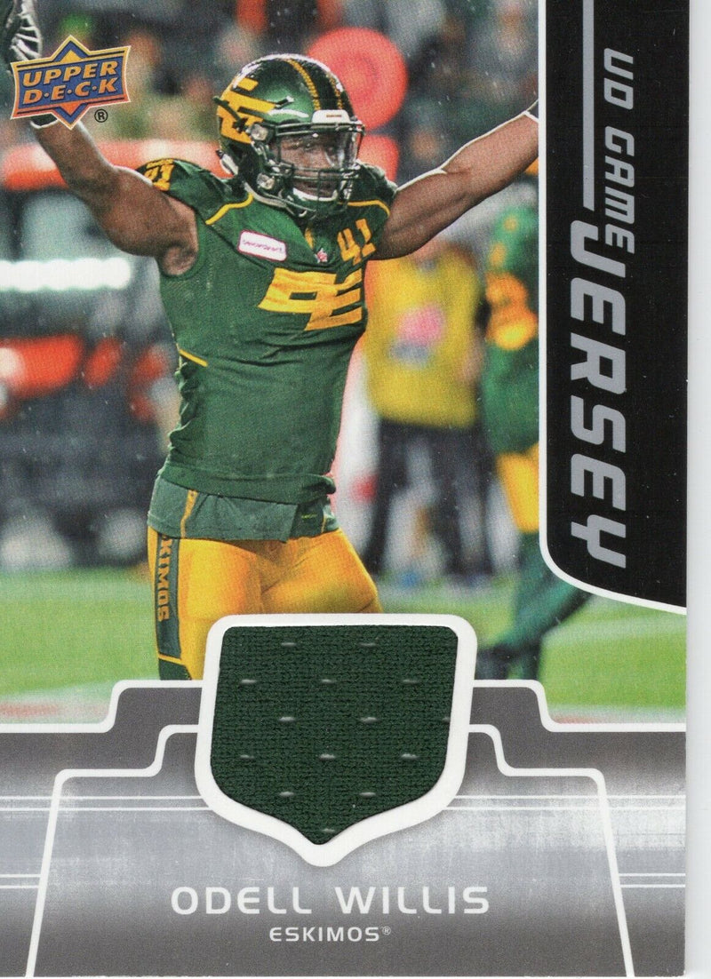 2016 Upper Deck CFL Game Jersey 