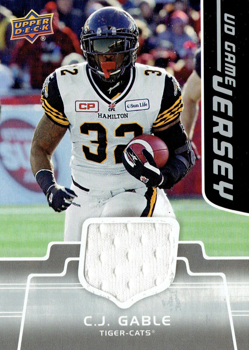 2016 Upper Deck CFL Game Jersey 