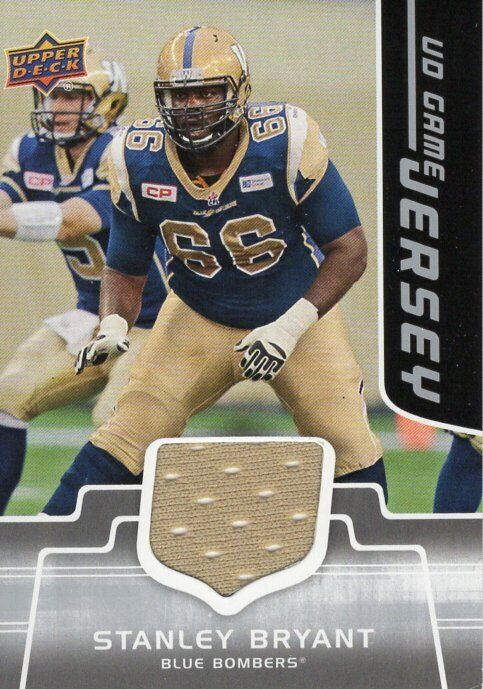 2016 Upper Deck CFL Game Jersey 