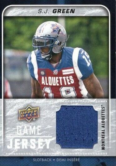 2015 Upper Deck CFL Game Jersey