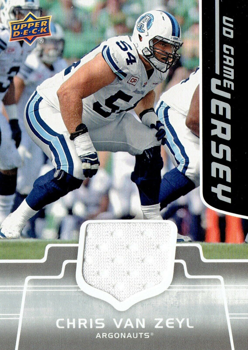 2016 Upper Deck CFL Game Jersey 