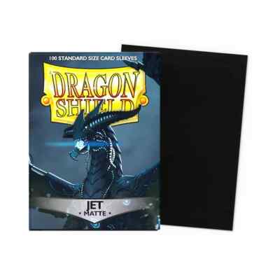 Dragon Shield Standard Size Sleeves Matte Jet (100ct)