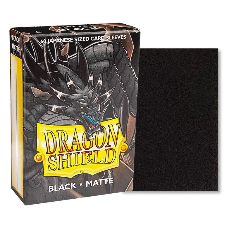 Dragon Shield Japanese Size Sleeves Matte Black (60ct)