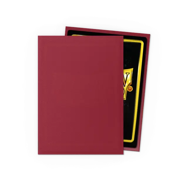 Dragon Shield Standard Size Sleeves Matte Blood Red (100ct)