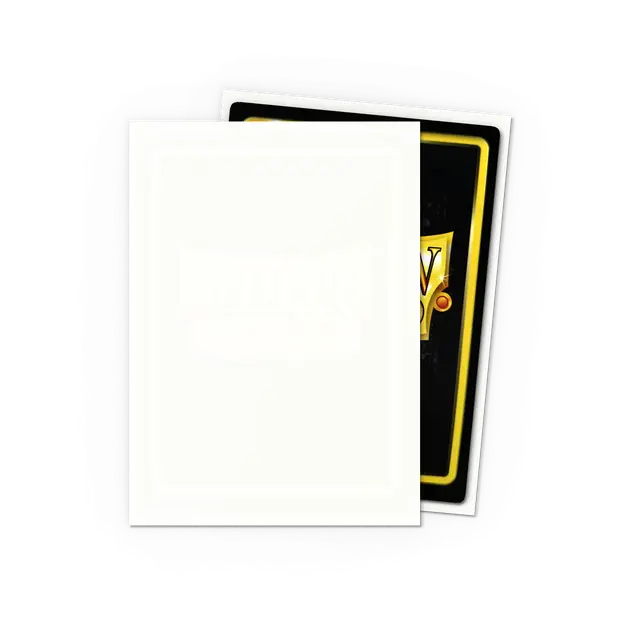 Dragon Shield Standard Size Sleeves Matte White (100ct)