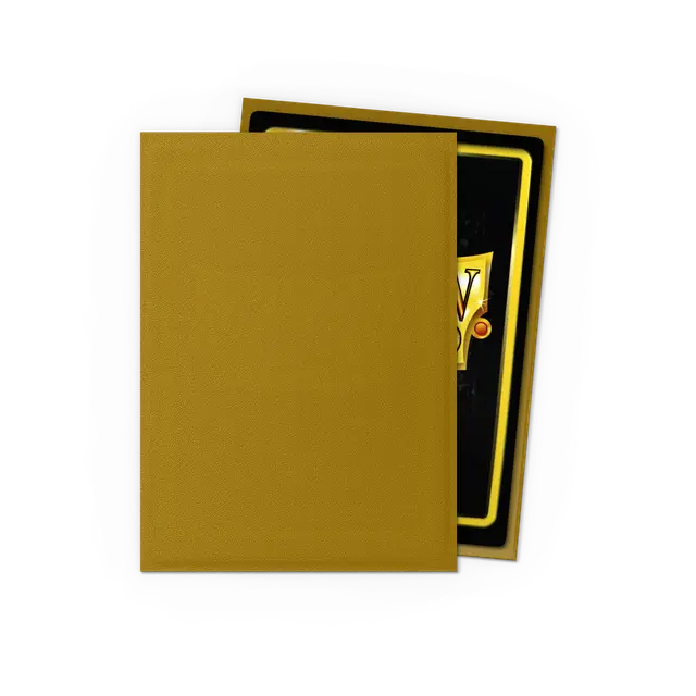 Dragon Shield Standard Size Sleeves Matte Gold (100ct)