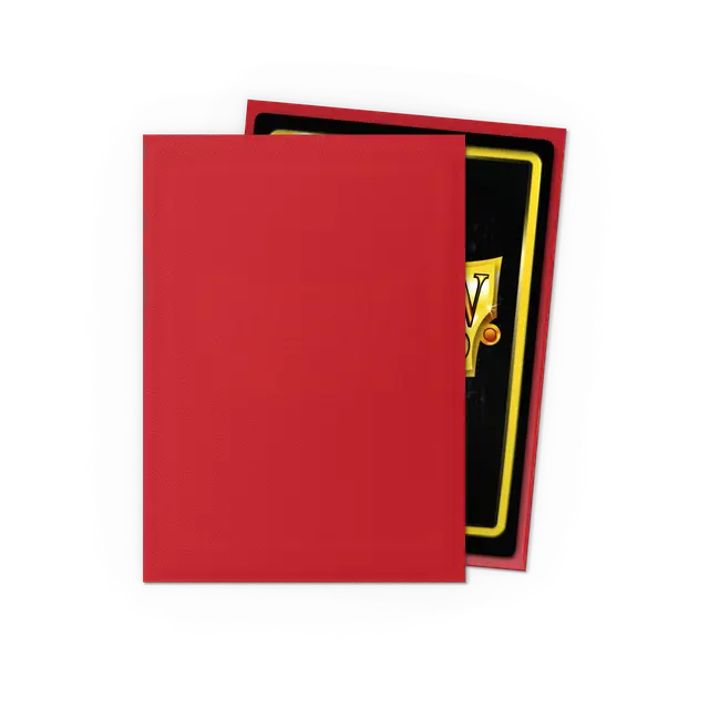 Dragon Shield Standard Size Sleeves Matte Crimson (100ct)