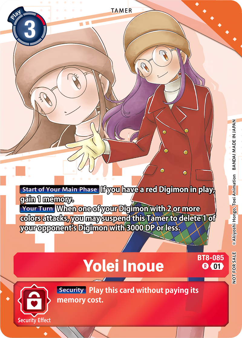 Yolei Inoue [BT8-085] (Premium Heroines Set) [New Awakening]