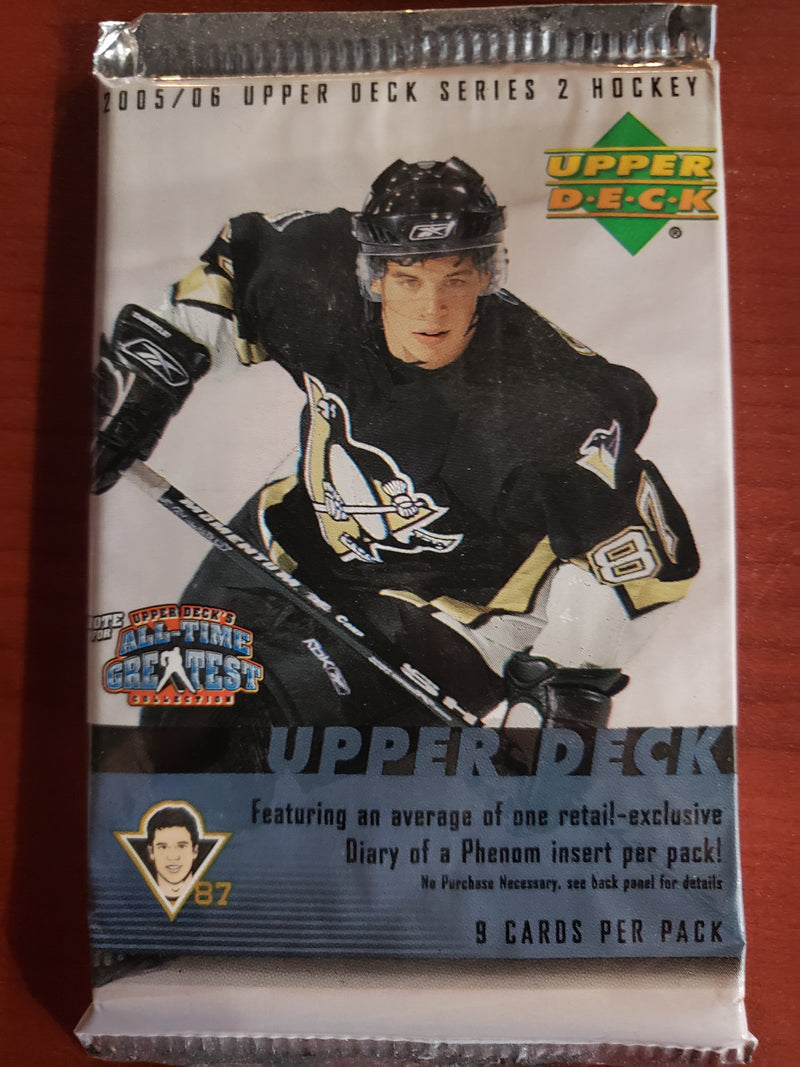 2005-06 Upper Deck Series 2 Retail Hockey Pack