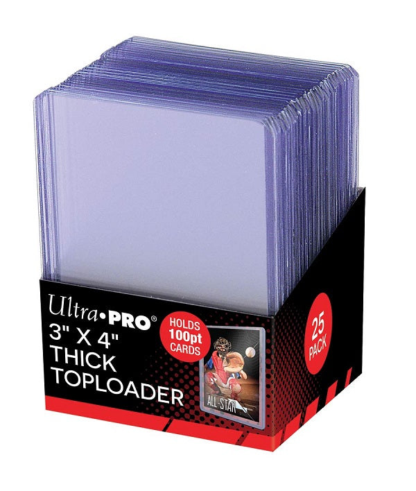 Ultra Pro 3" x 4" 100pt Thick Toploader