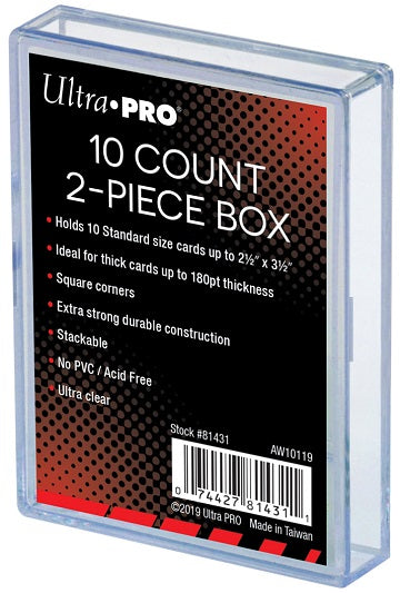 Ultra Pro 10 Count 2-Piece Storage Box