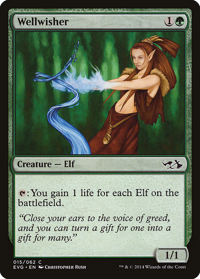 Wellwisher (Elves vs. Goblins) [Duel Decks Anthology]