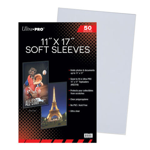 Ultra Pro 11" x 17" Soft Sleeves