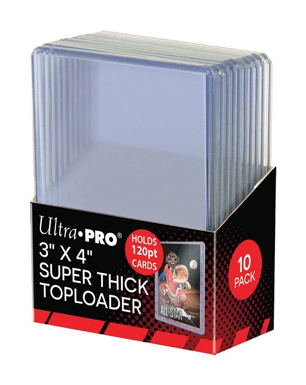 Ultra Pro 3" x 4" 120pt Super Thick Toploader