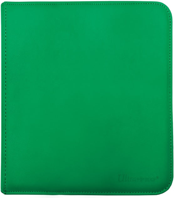 Ultra Pro 12 Pocket Zippered Pro Binder (Green)