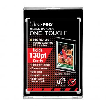 Ultra Pro 130pt Black Border One-Touch Magnet Holders