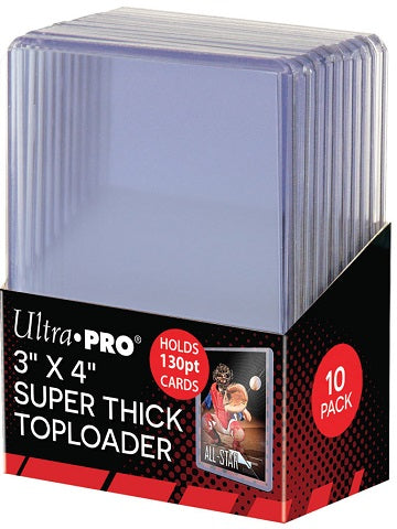 Ultra Pro 3" x 4" 130pt Super Thick Toploader