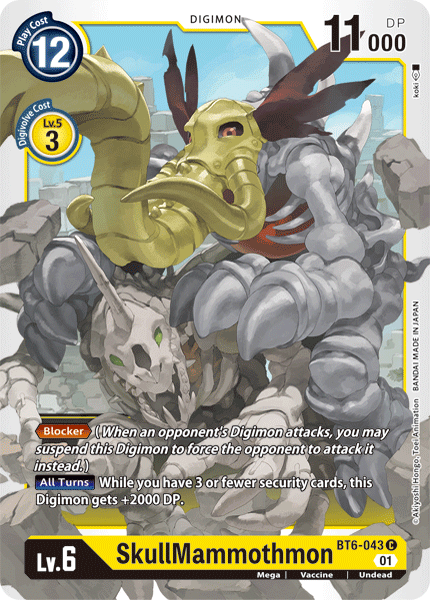 SkullMammothmon [BT6-043] [Double Diamond]