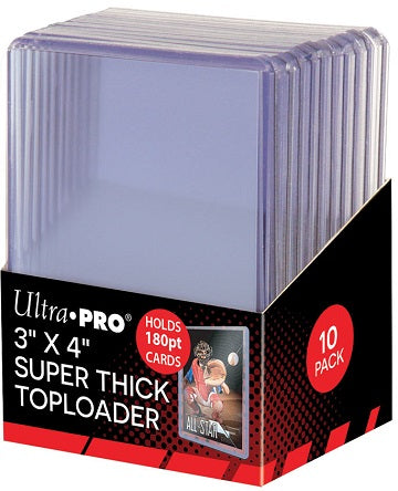 Ultra Pro 3" x 4" 180pt Super Thick Toploader