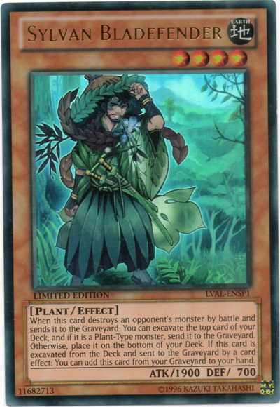 Sylvan Bladefender [LVAL-ENSP1] Ultra Rare