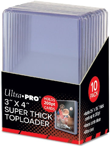 Ultra Pro 3" x 4" 200pt Super Thick Toploader