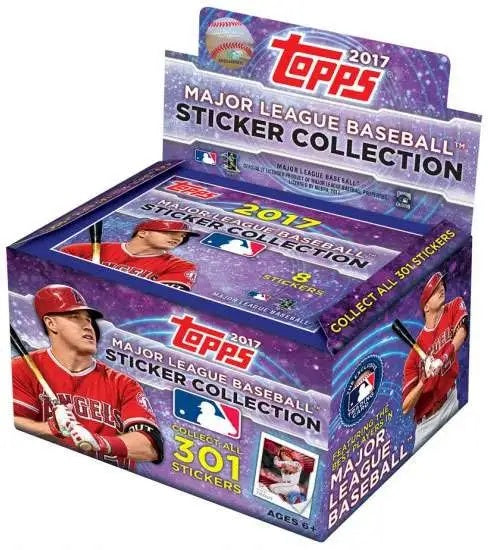 2017 Topps Baseball Sticker Collection Box