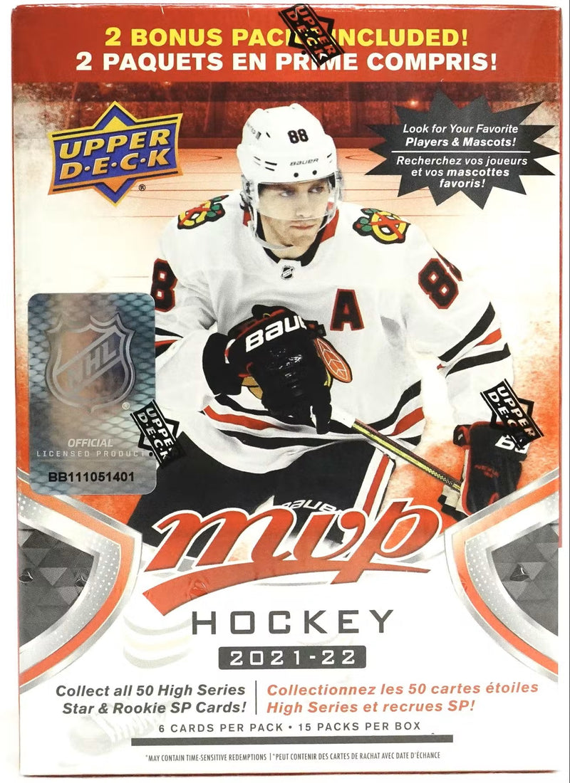 2021-22 Upper Deck MVP Hockey Blaster Box