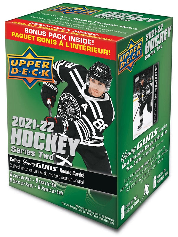 2021-22 Upper Deck Series 2 Hockey Blaster Box